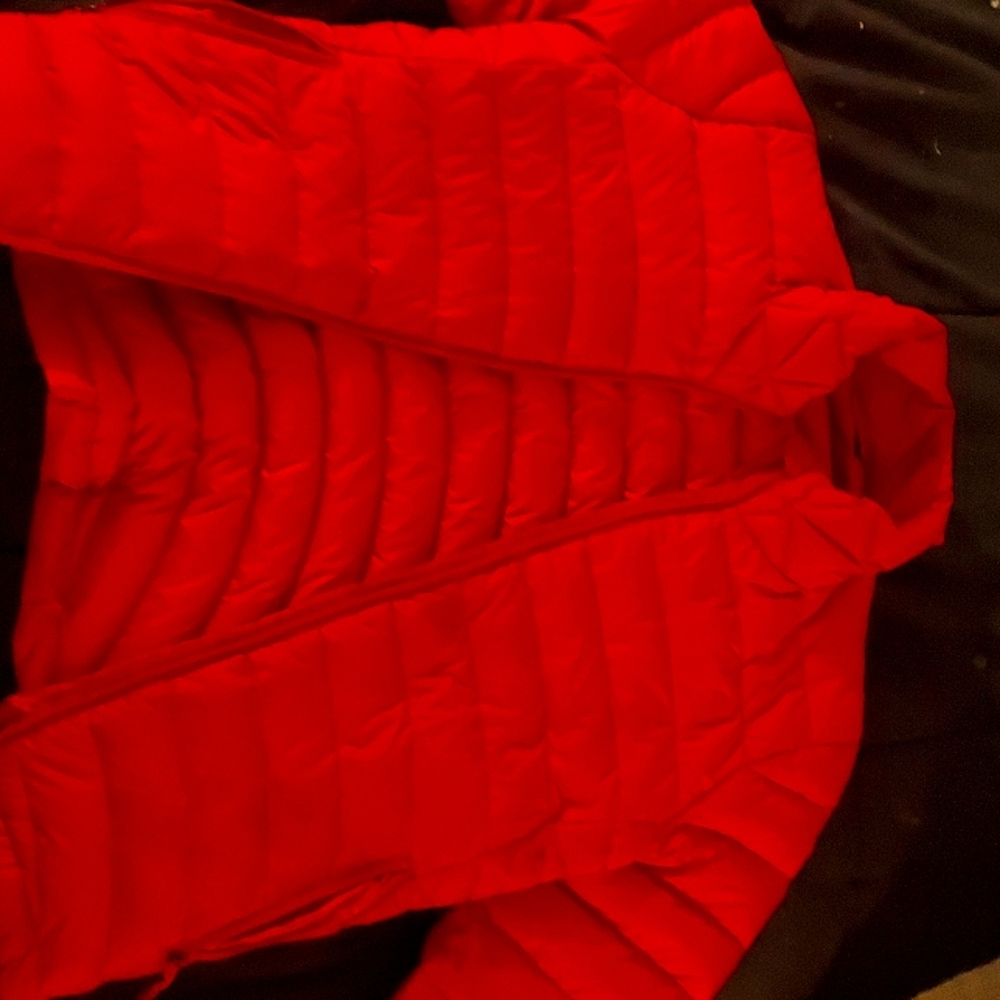 Red jacket women's vest